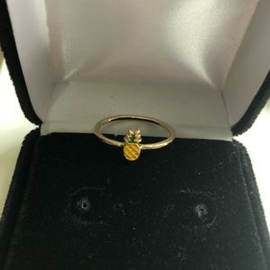 Pura Vida Gold Pineapple Ring